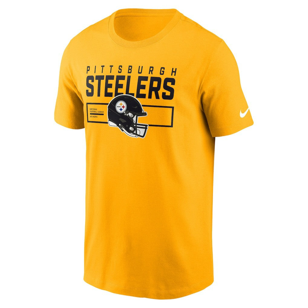Pittsburgh Steelers Primetime Helmet Essential T-Shirt - Gold | Nike discount