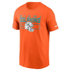 Miami Dolphins Primetime Helmet Essential T-Shirt - Orange | Nike sale