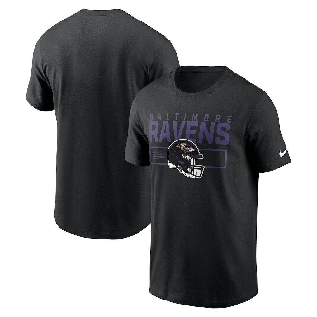 Baltimore Ravens Primetime Helmet Essential T-Shirt - Black | Nike sale