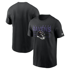 Baltimore Ravens Primetime Helmet Essential T-Shirt - Black | Nike sale