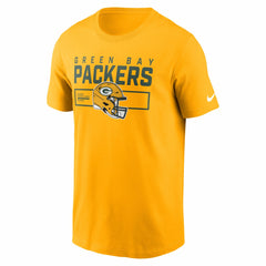 Green Bay Packers Primetime Helmet Essential T-Shirt - Gold | Nike discount