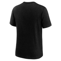 Las Vegas Raiders Long Pass Tri-Blend T-Shirt - Heather Black | Nike on sale