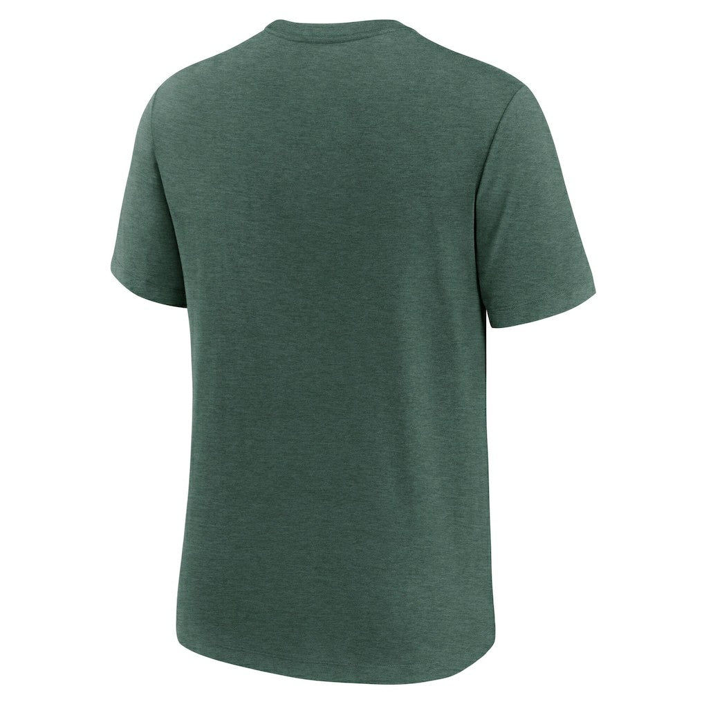 New York Jets Long Pass Tri-Blend T-Shirt - Heather Green | Nike cheap