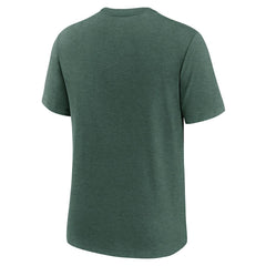 New York Jets Long Pass Tri-Blend T-Shirt - Heather Green | Nike cheap
