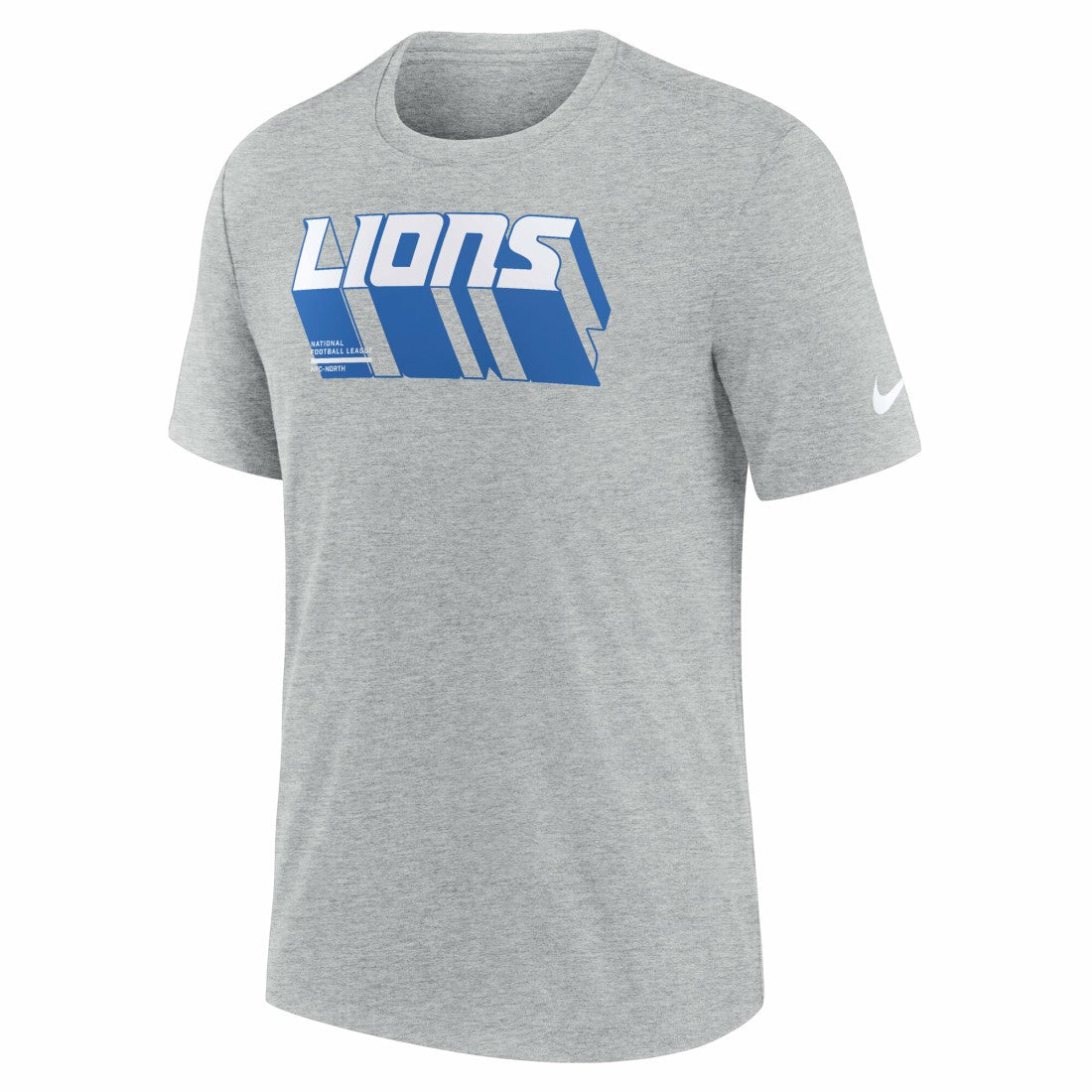 Detroit Lions Long Pass Tri-Blend T-Shirt - Heather Gray | Nike sale