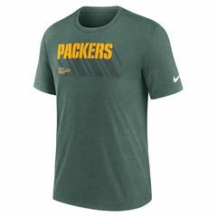 Green Bay Packers Long Pass Tri-Blend T-Shirt - Heather Green | Nike cheap