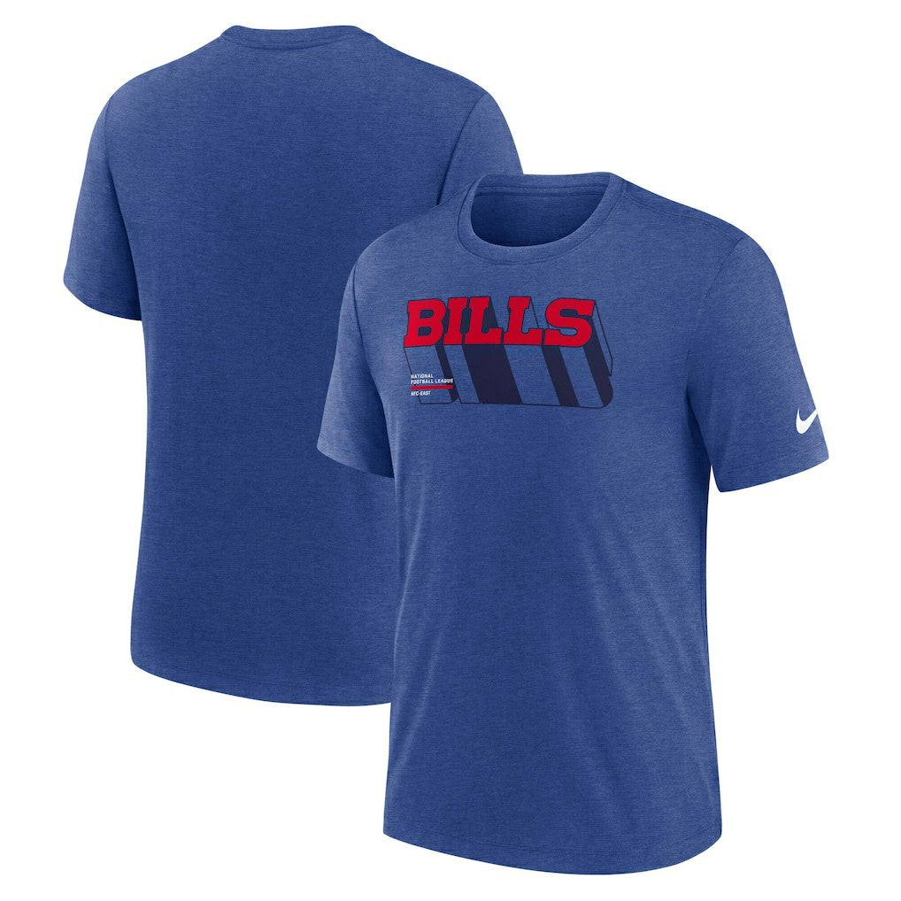 Buffalo Bills Long Pass Tri-Blend T-Shirt - Heather Royal | Nike sale