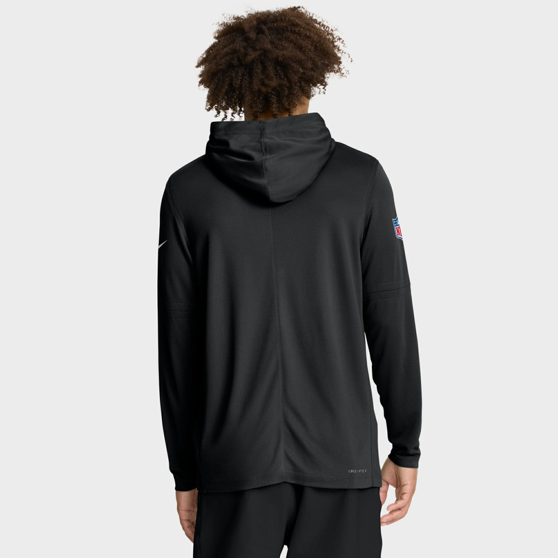 Detroit Lions Big & Tall Sideline Dri-FIT Long Sleeve Hoodie T-Shirt - Black | Nike discount