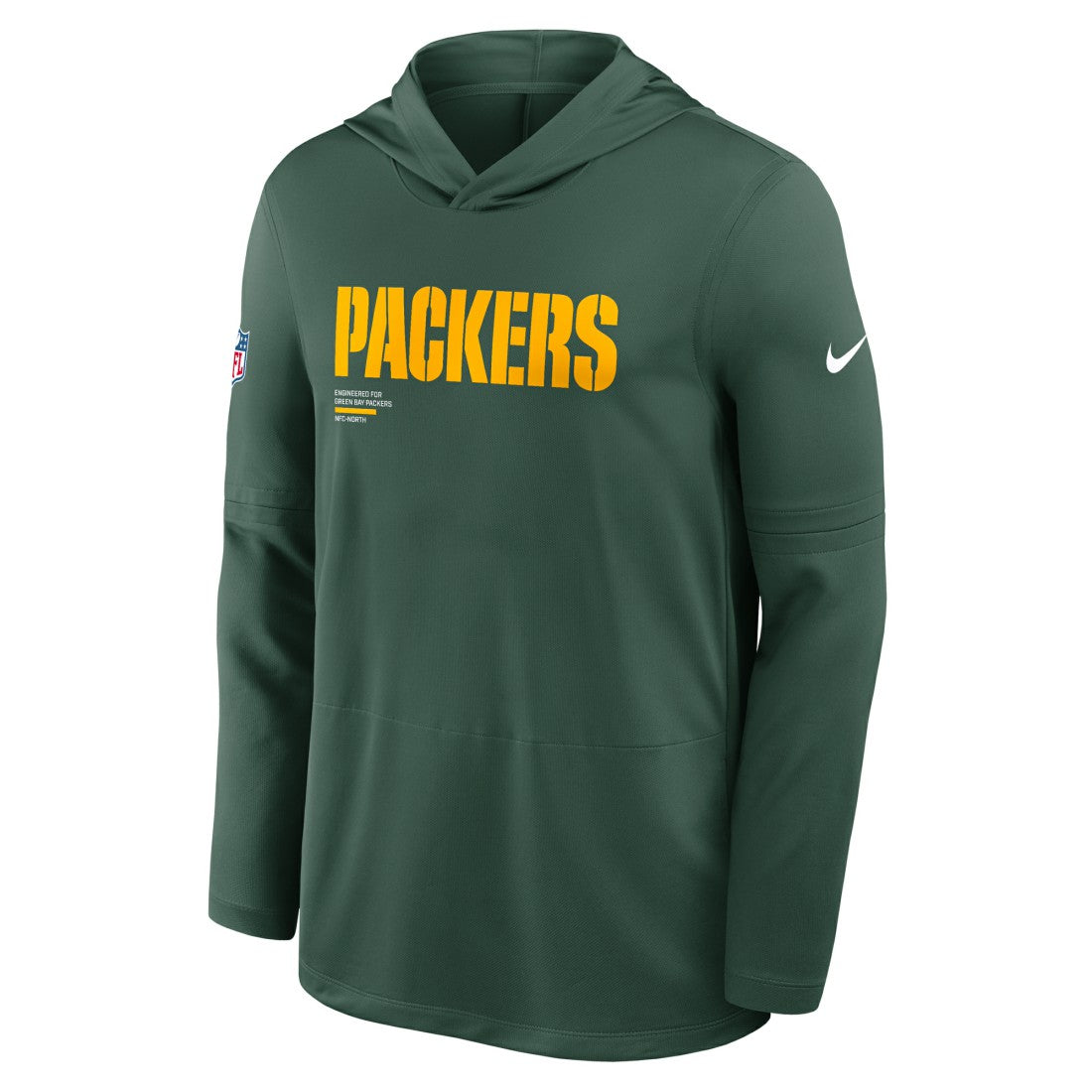 Green Bay Packers Big & Tall Sideline Dri-FIT Long Sleeve Hoodie T-Shirt - Green | Nike on sale