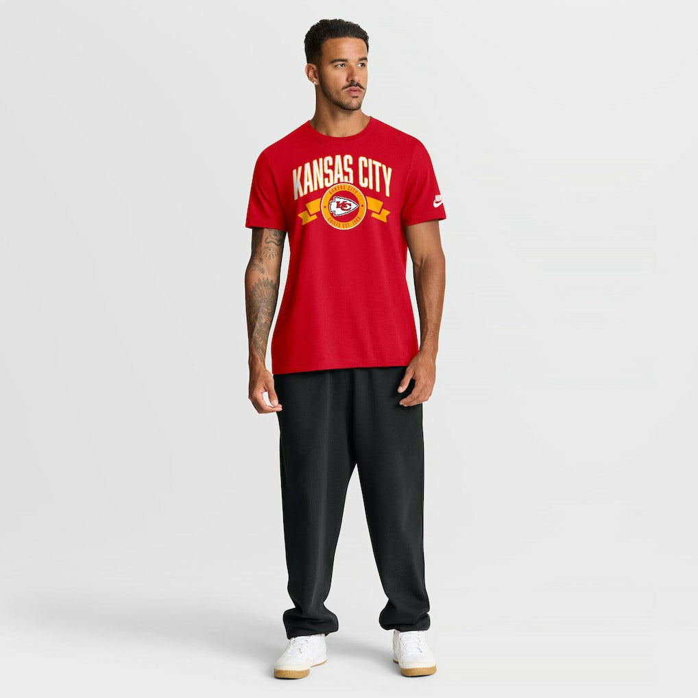 Kansas City Chiefs Rewind Front and Back Hit Essential T-Shirt - Red | Nike cheap