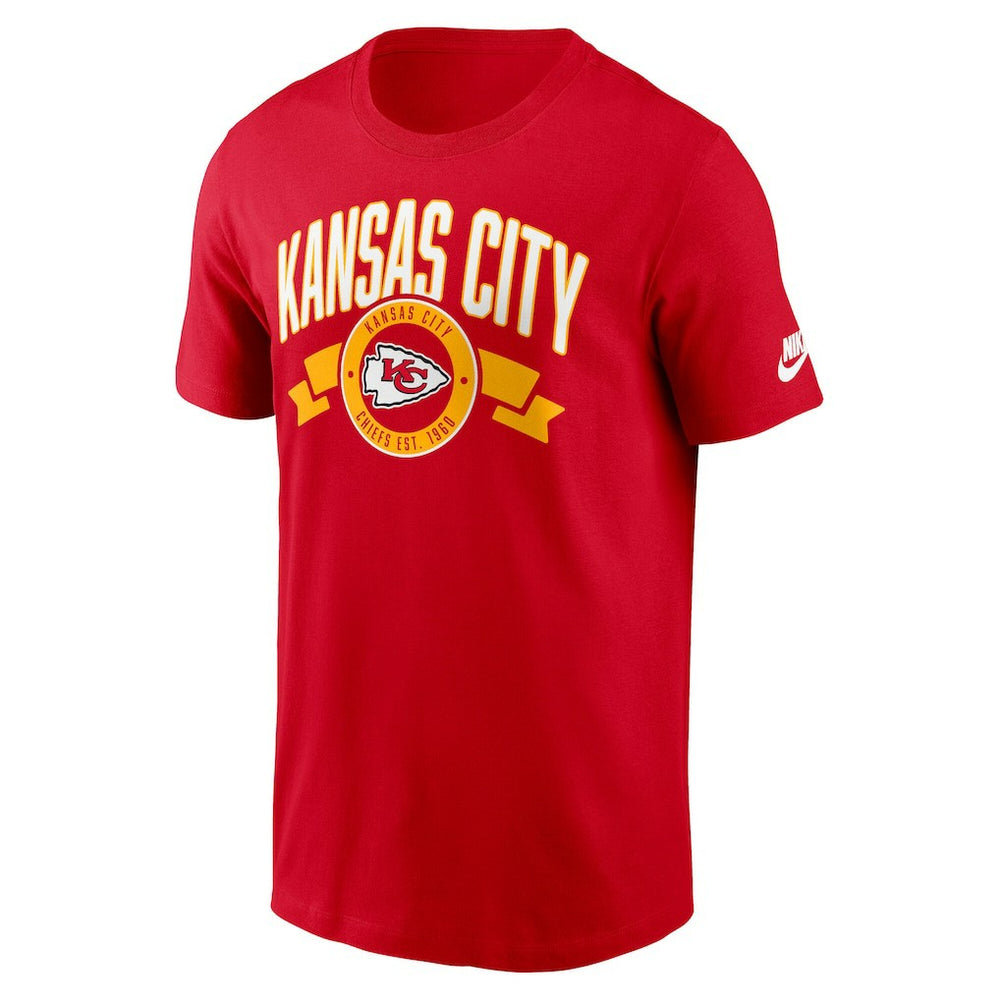 Kansas City Chiefs Rewind Front and Back Hit Essential T-Shirt - Red | Nike cheap