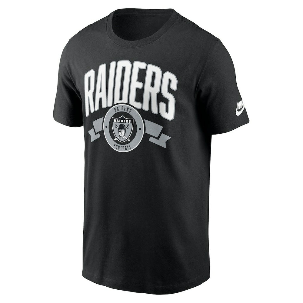 Las Vegas Raiders Rewind Front and Back Hit Essential T-Shirt - Black | Nike outlet