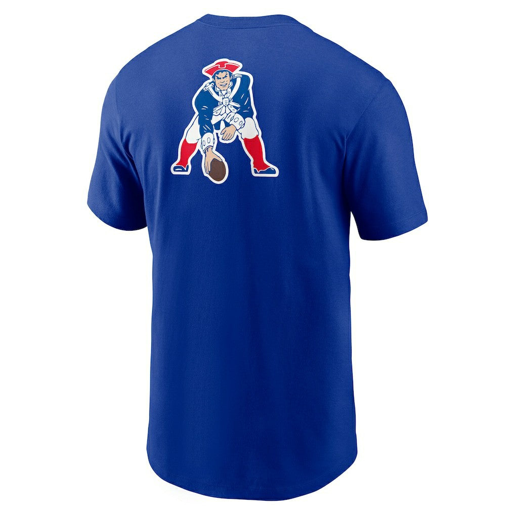 New England Patriots Rewind Front and Back Hit Essential T-Shirt - Royal | Nike cheap