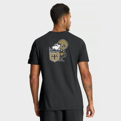 New Orleans Saints Rewind Front and Back Hit Essential T-Shirt - Black | Nike for sale