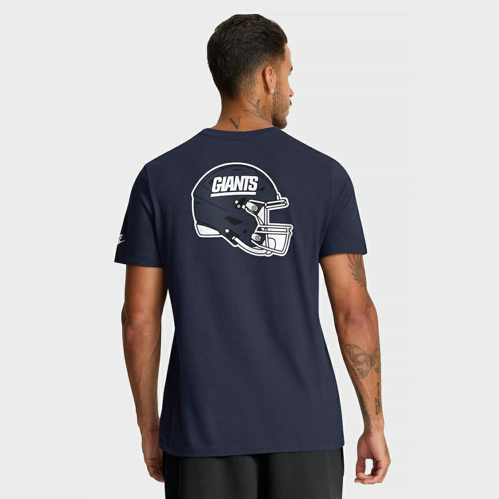 New York Giants Rewind Front and Back Hit Essential T-Shirt - Navy | Nike sale
