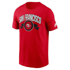 San Francisco 49ers Rewind Front and Back Hit Essential T-Shirt - Scarlet | Nike for sale