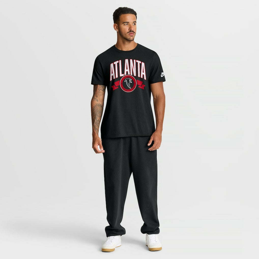 Atlanta Falcons Rewind Front and Back Hit Essential T-Shirt - Black | Nike cheap