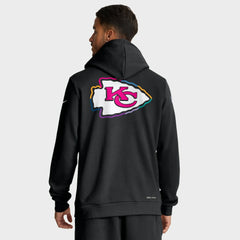 Kansas City Chiefs Tall 2025 NFL Crucial Catch Sideline Standard Issue Dri-FIT Hoodie - Black | Nike sale