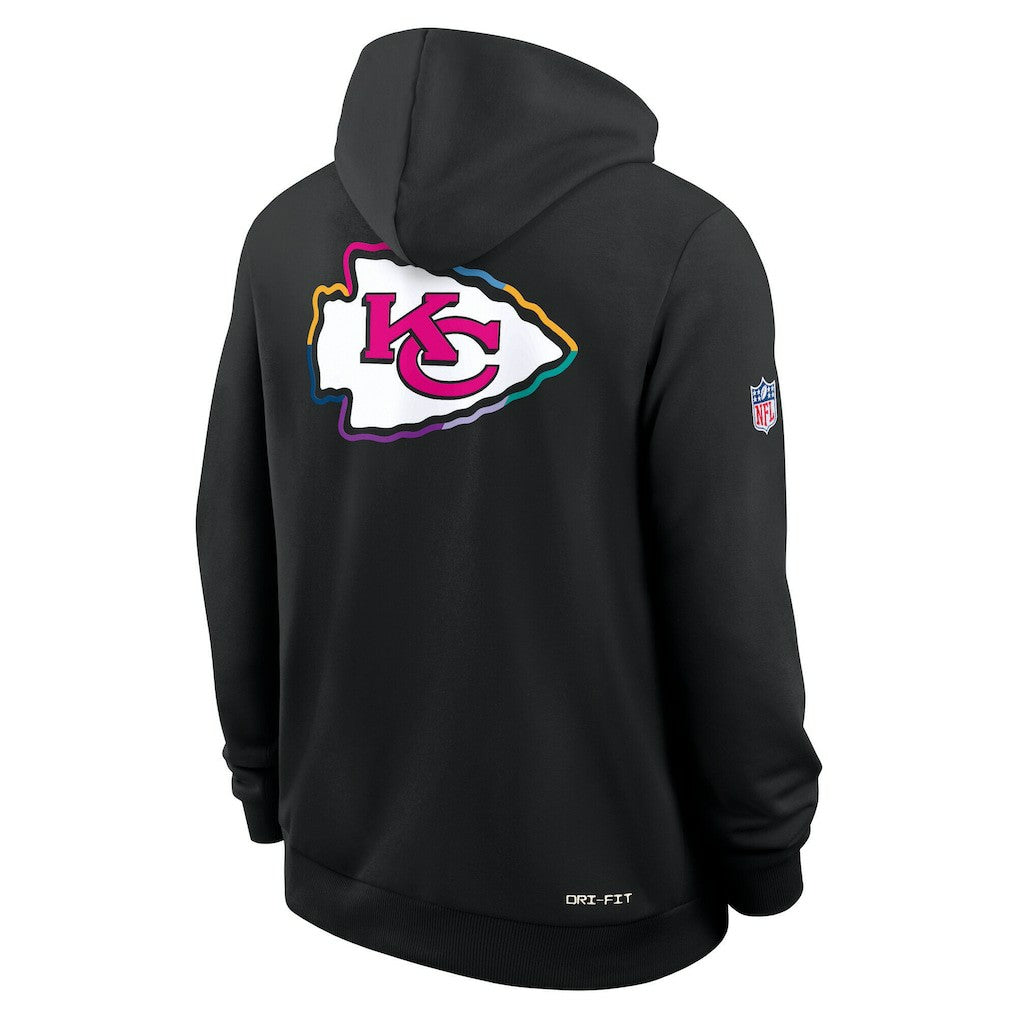 Kansas City Chiefs Tall 2025 NFL Crucial Catch Sideline Standard Issue Dri-FIT Hoodie - Black | Nike sale