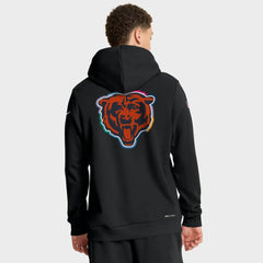 Chicago Bears Tall 2025 NFL Crucial Catch Sideline Standard Issue Dri-FIT Hoodie - Black | Nike sale