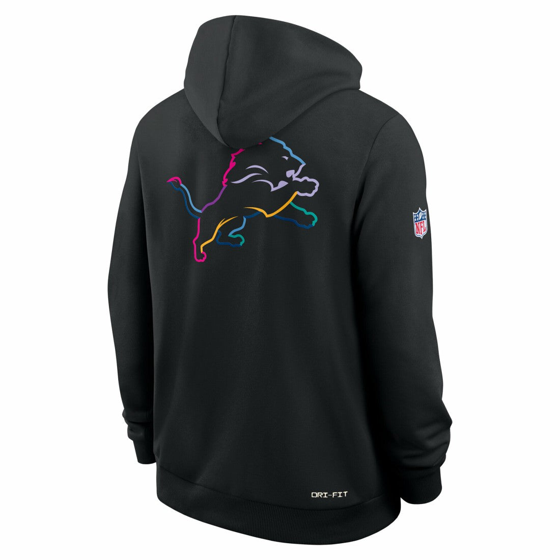 Detroit Lions Tall 2025 NFL Crucial Catch Sideline Standard Issue Dri-FIT Hoodie - Black | Nike discount