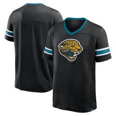 Jacksonville Jaguars Hometown Premium Hashmark V-Neck T-Shirt - Black outlet