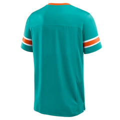 Miami Dolphins Hometown Premium Hashmark V-Neck T-Shirt - Aqua online