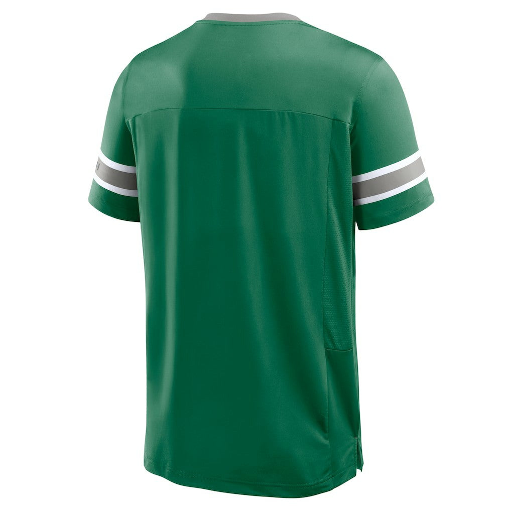 Philadelphia Eagles Hometown Premium Hashmark V-Neck T-Shirt - Kelly Green for sale
