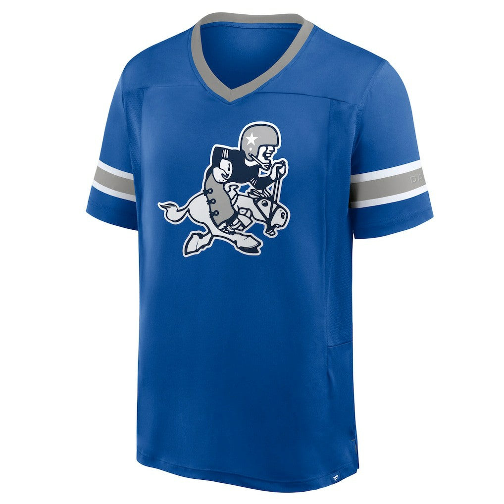 Dallas Cowboys Hometown Premium Hashmark V-Neck T-Shirt - Royal cheap