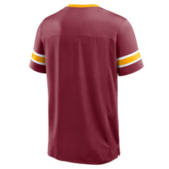 Washington Commanders Hometown Premium Hashmark V-Neck T-Shirt - Burgundy on sale