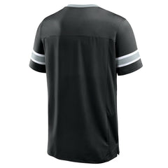 Las Vegas Raiders Hometown Premium Hashmark V-Neck T-Shirt - Black online