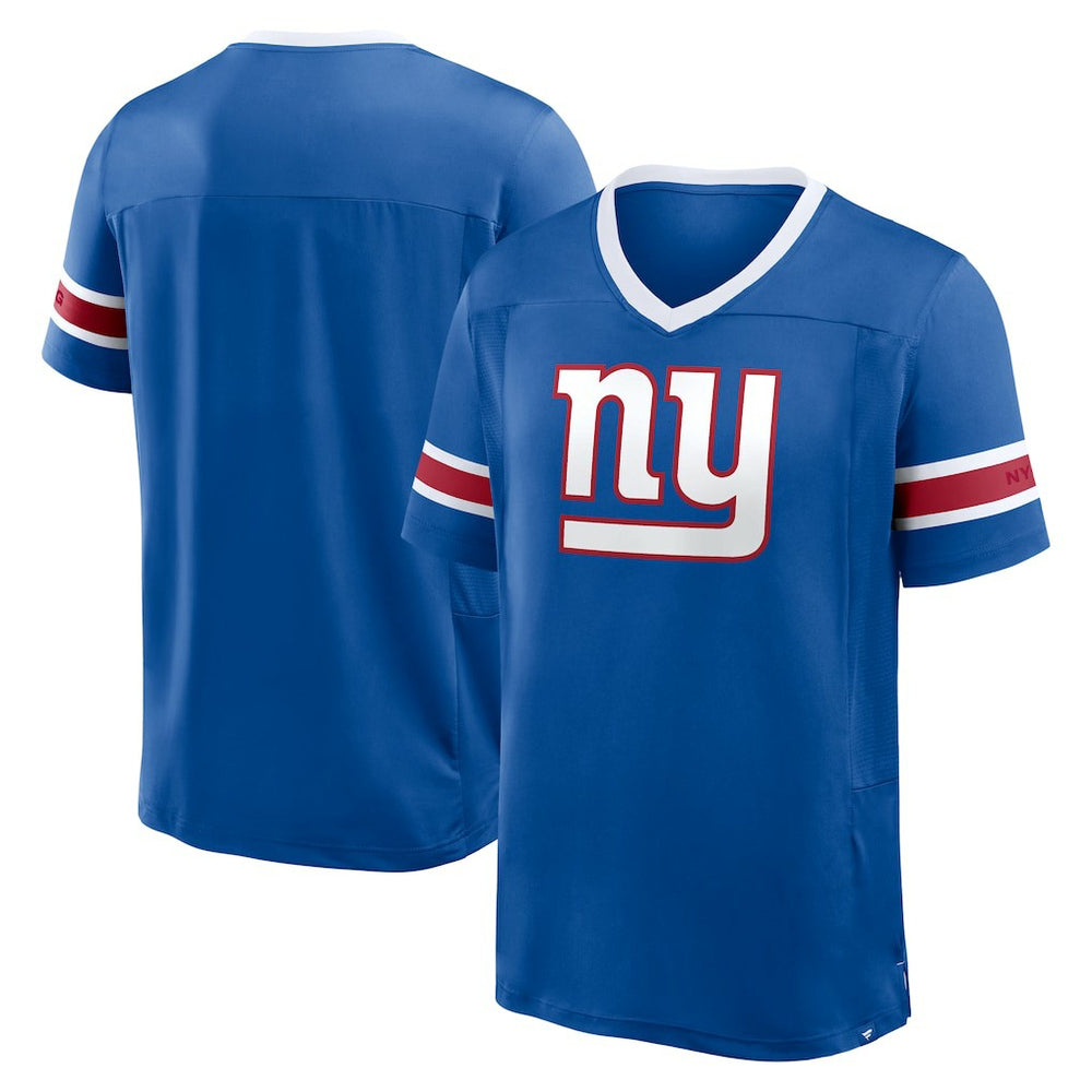 New York Giants Hometown Premium Hashmark V-Neck T-Shirt - Royal outlet