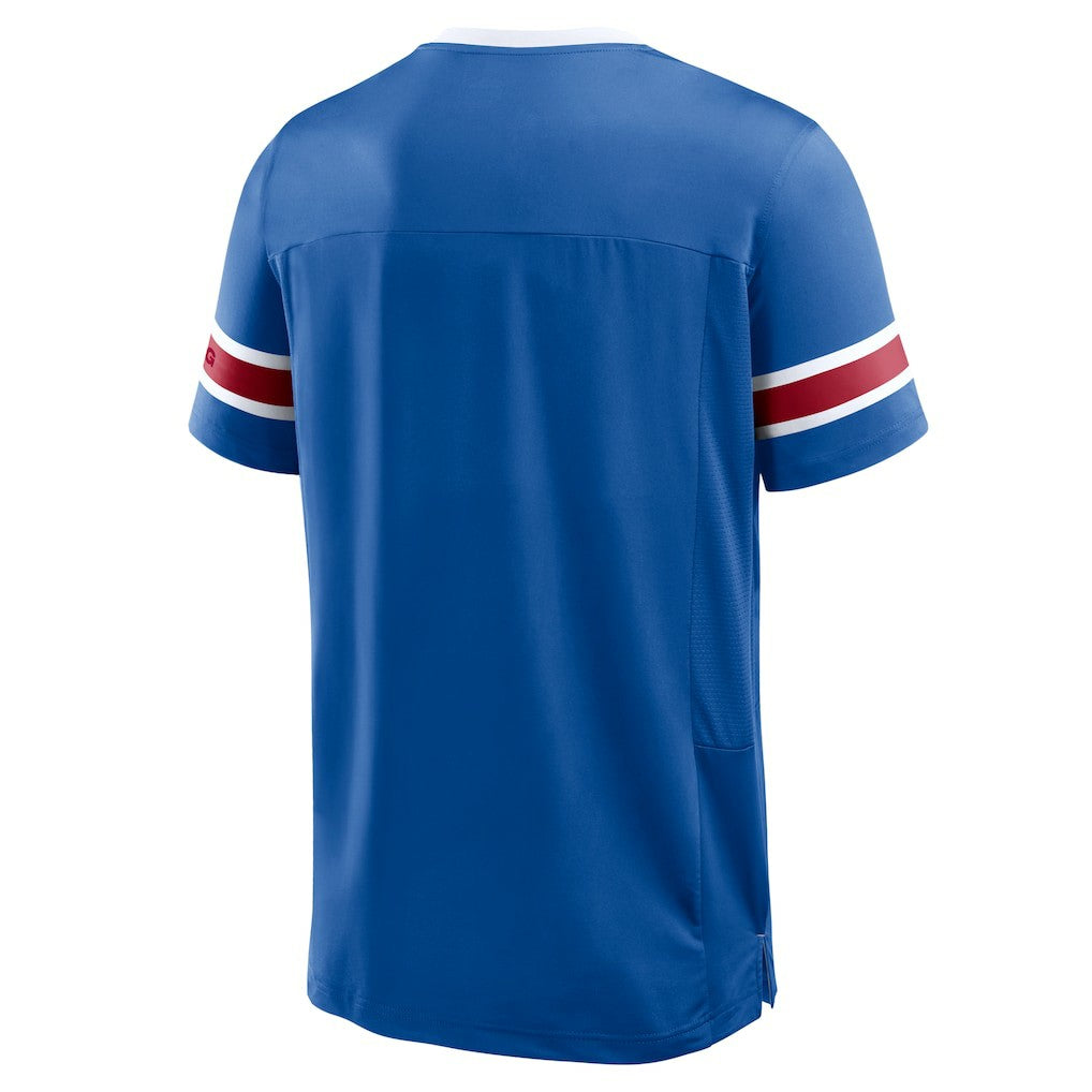 New York Giants Hometown Premium Hashmark V-Neck T-Shirt - Royal outlet