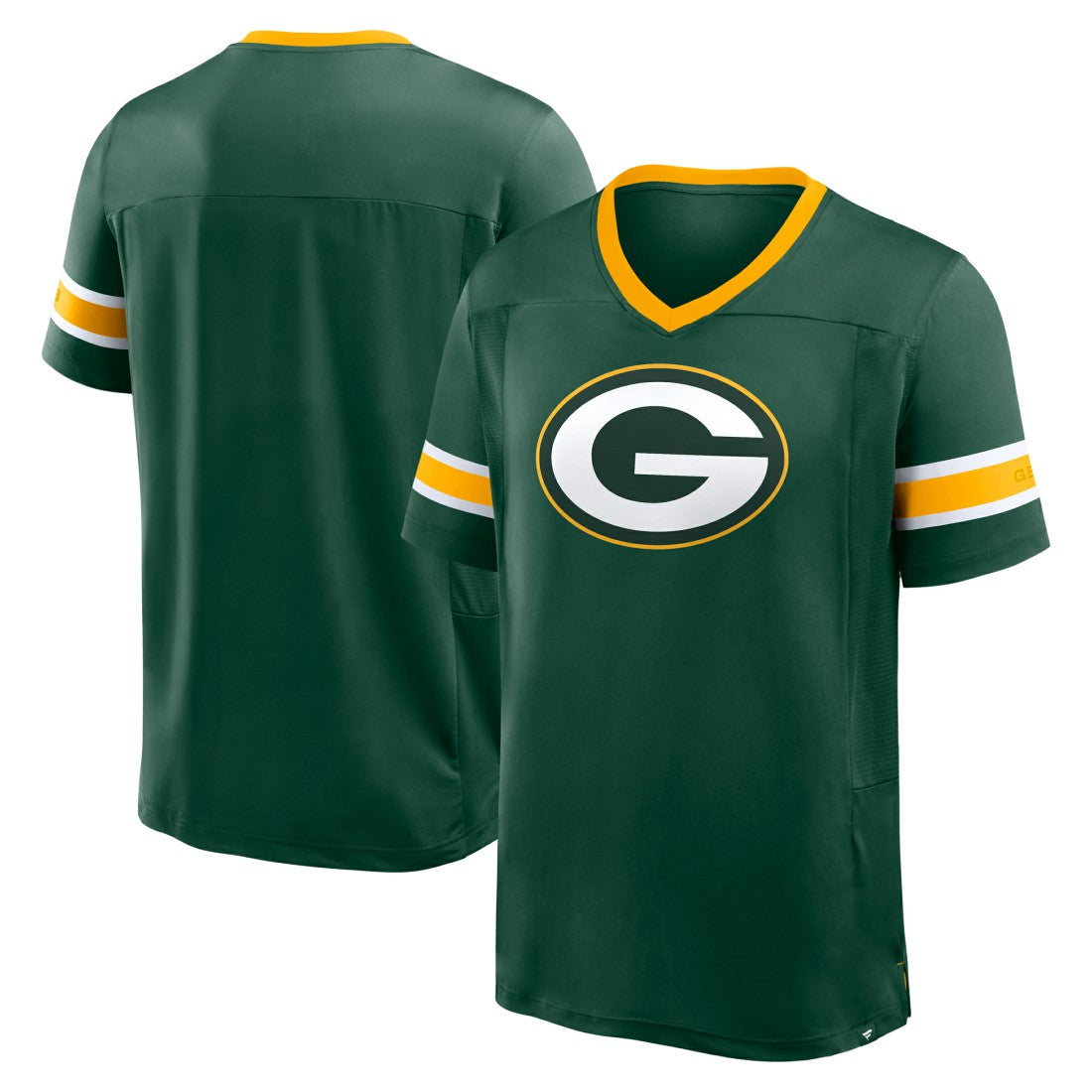 Green Bay Packers Hometown Premium Hashmark V-Neck T-Shirt - Green discount