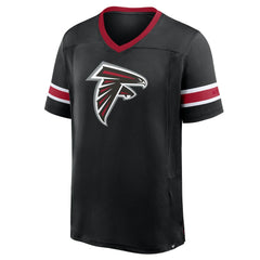 Atlanta Falcons Hometown Premium Hashmark V-Neck T-Shirt - Black on sale