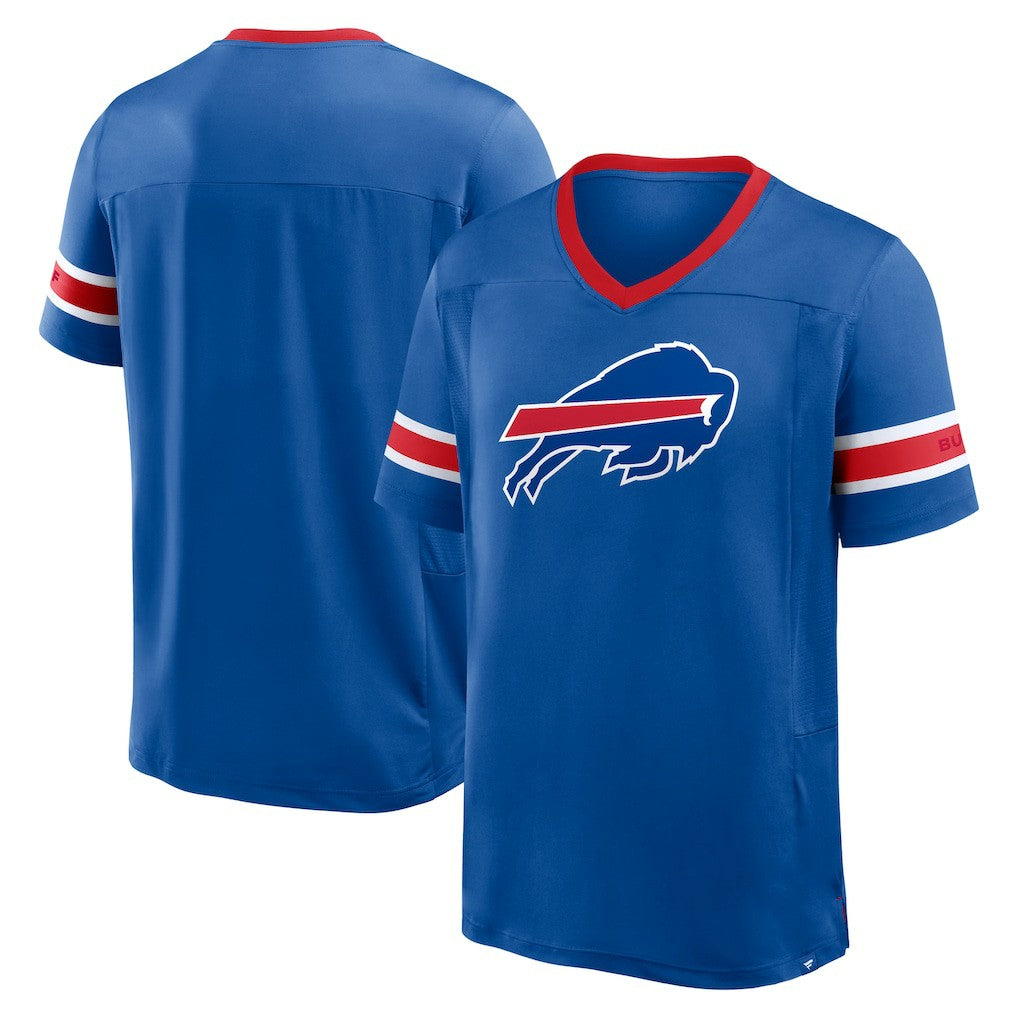 Buffalo Bills Hometown Premium Hashmark V-Neck T-Shirt - Royal sale