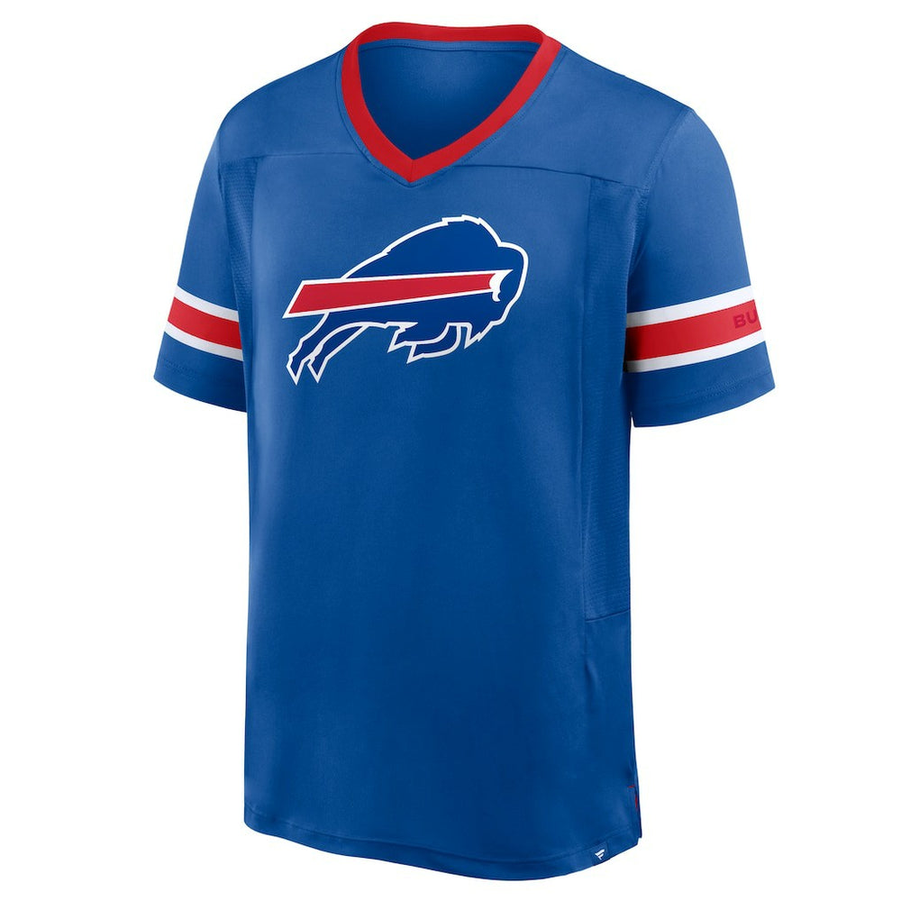 Buffalo Bills Hometown Premium Hashmark V-Neck T-Shirt - Royal sale