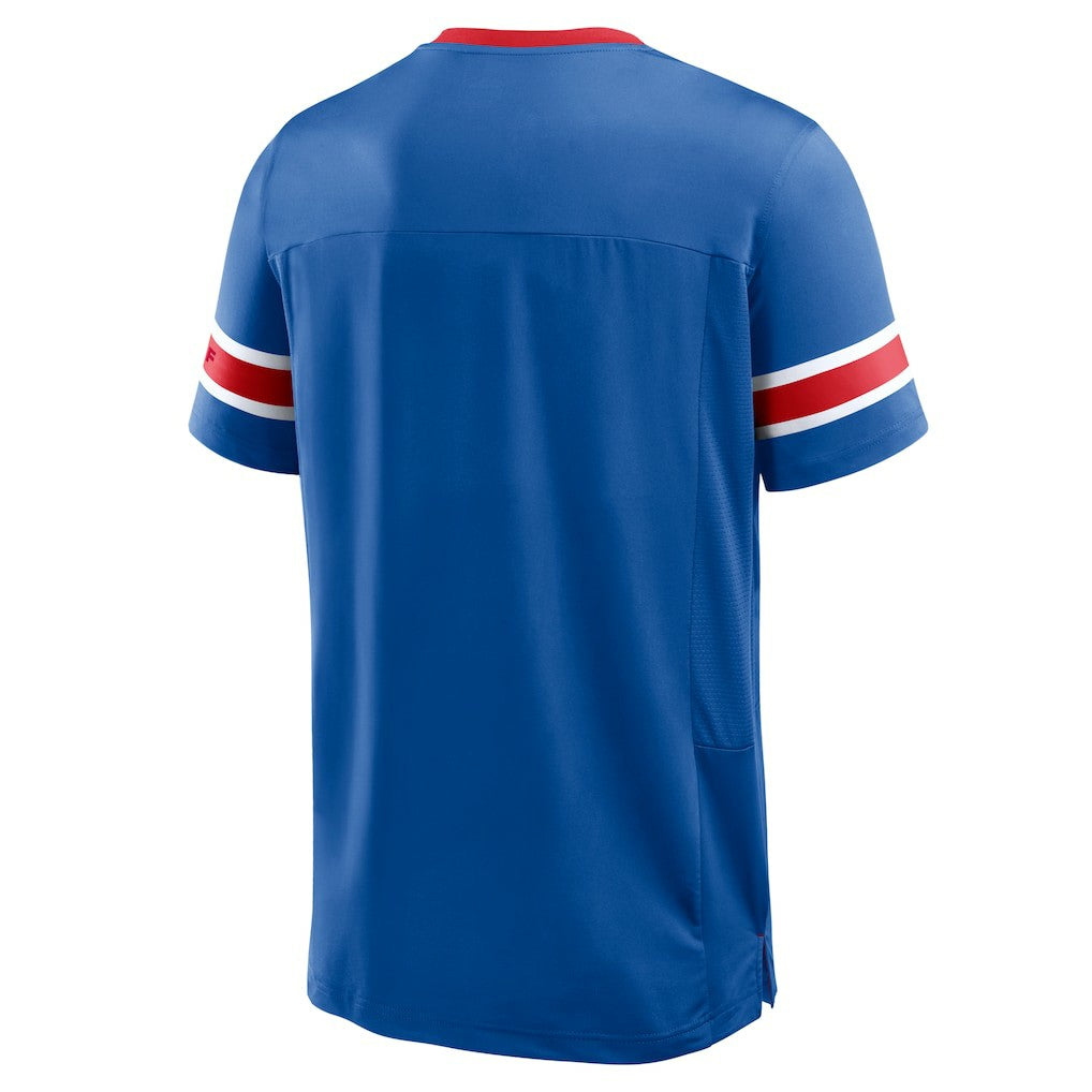 Buffalo Bills Hometown Premium Hashmark V-Neck T-Shirt - Royal sale