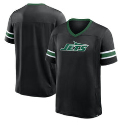 New York Jets Redzone Hashmark V-Neck T-Shirt - Black online