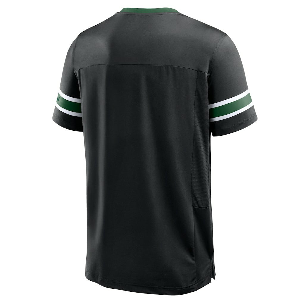 New York Jets Redzone Hashmark V-Neck T-Shirt - Black online