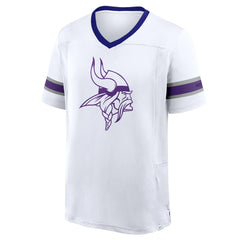 Minnesota Vikings Redzone Hashmark V-Neck T-Shirt - White online