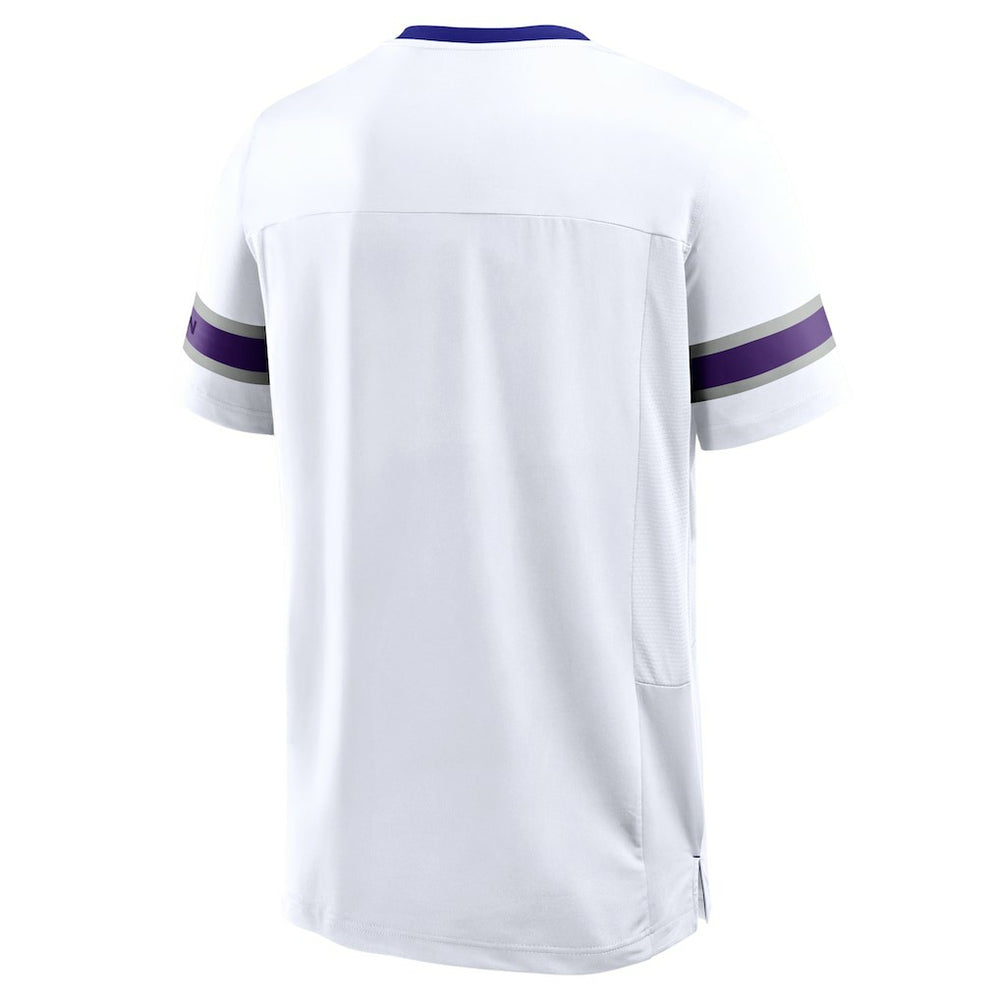 Minnesota Vikings Redzone Hashmark V-Neck T-Shirt - White online