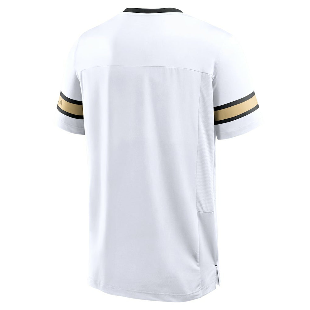 New Orleans Saints Redzone Hashmark V-Neck T-Shirt - White outlet