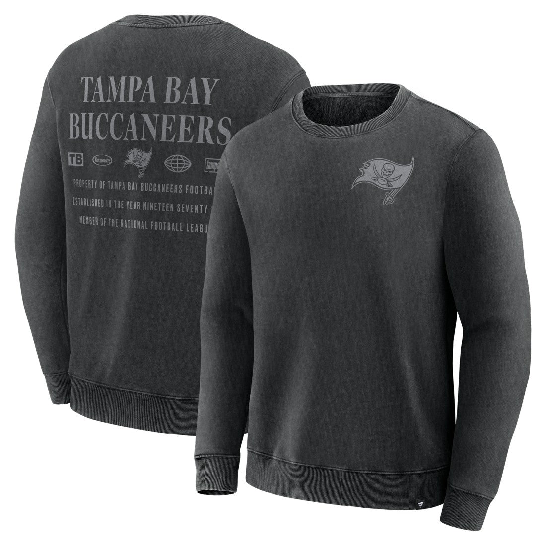 Tampa Bay Buccaneers Deep Route Pullover Sweatshirt - Black for sale