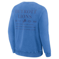 Detroit Lions Deep Route Pullover Sweatshirt - Blue sale
