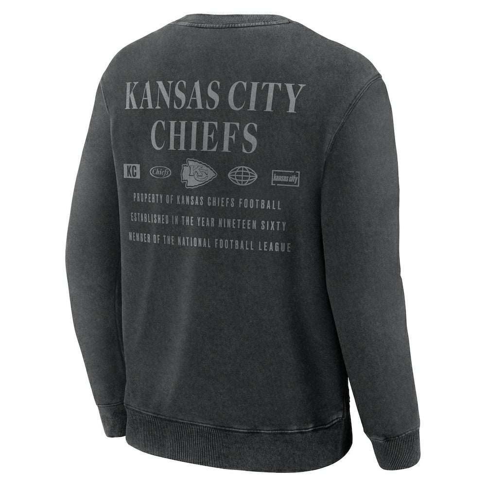 Kansas City Chiefs Deep Route Pullover Sweatshirt - Black for sale