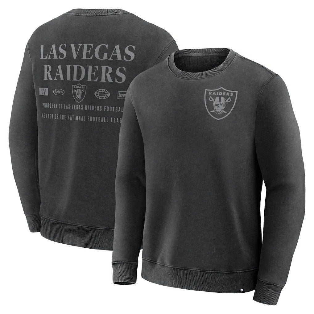Las Vegas Raiders Deep Route Pullover Sweatshirt - Black outlet