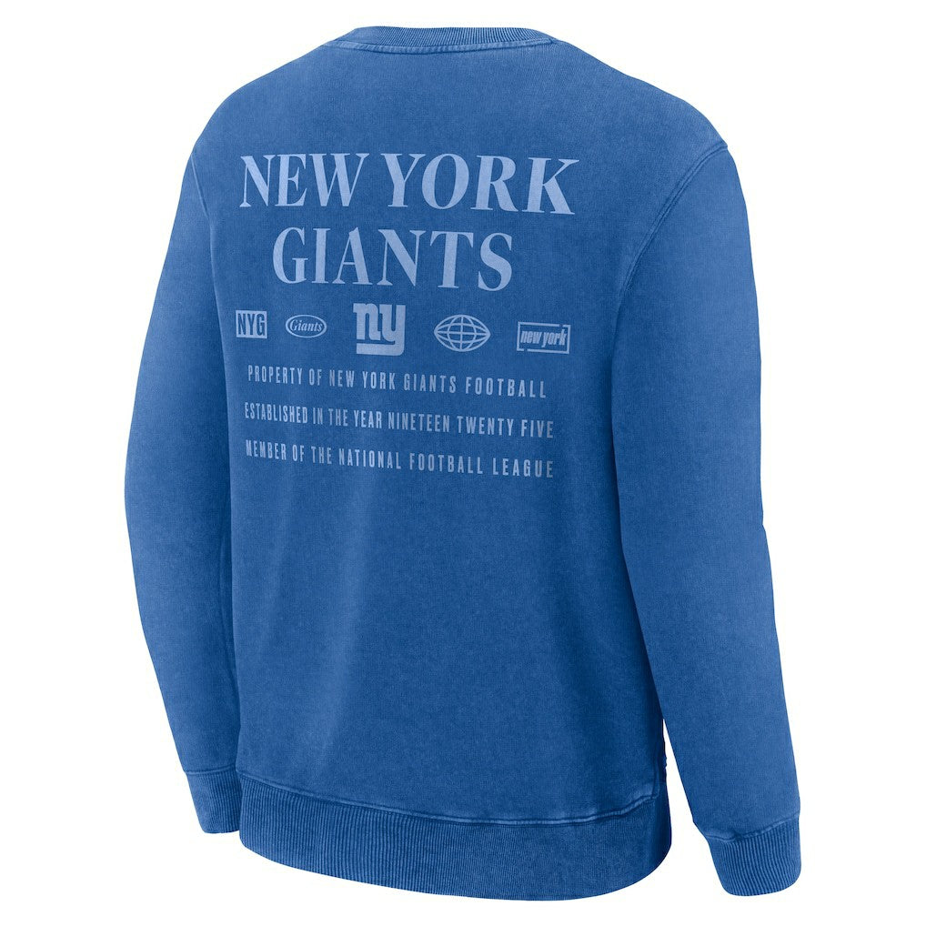New York Giants Deep Route Pullover Sweatshirt - Royal cheap