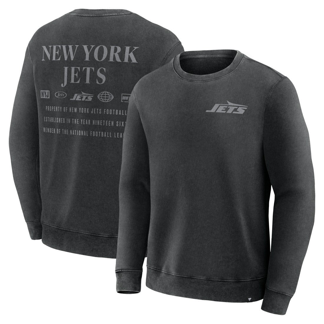 New York Jets Deep Route Pullover Sweatshirt - Black discount
