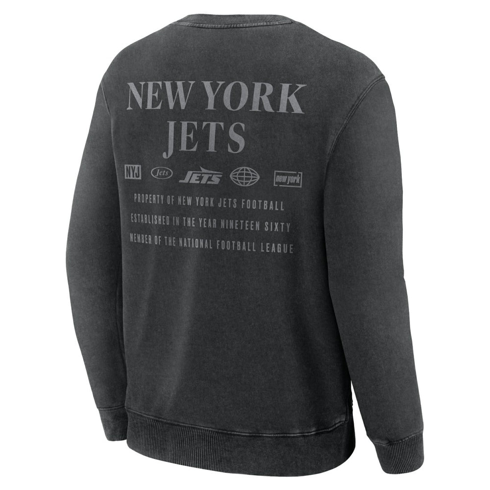 New York Jets Deep Route Pullover Sweatshirt - Black discount